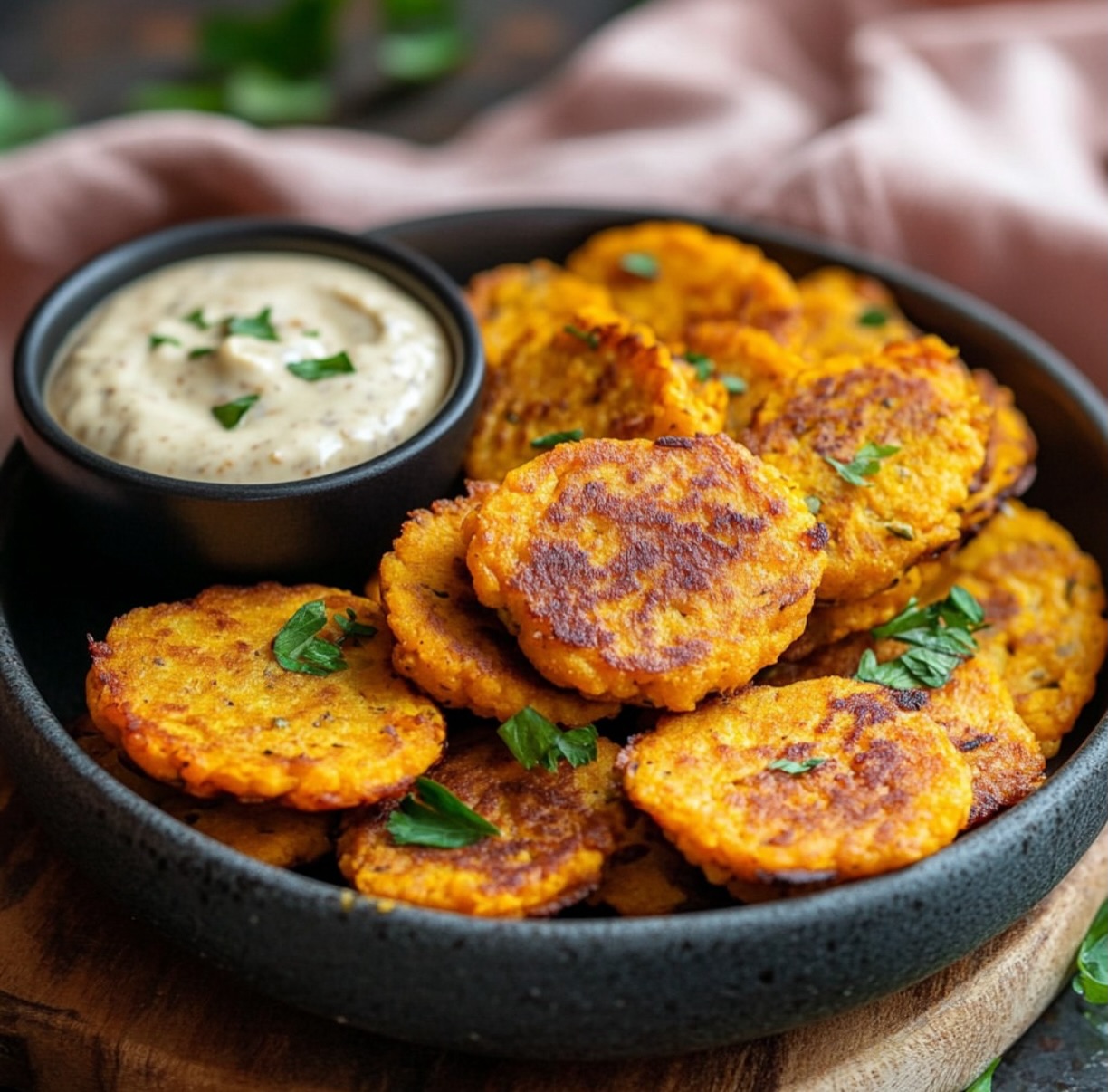 Easy Vegan Carrot Fritters