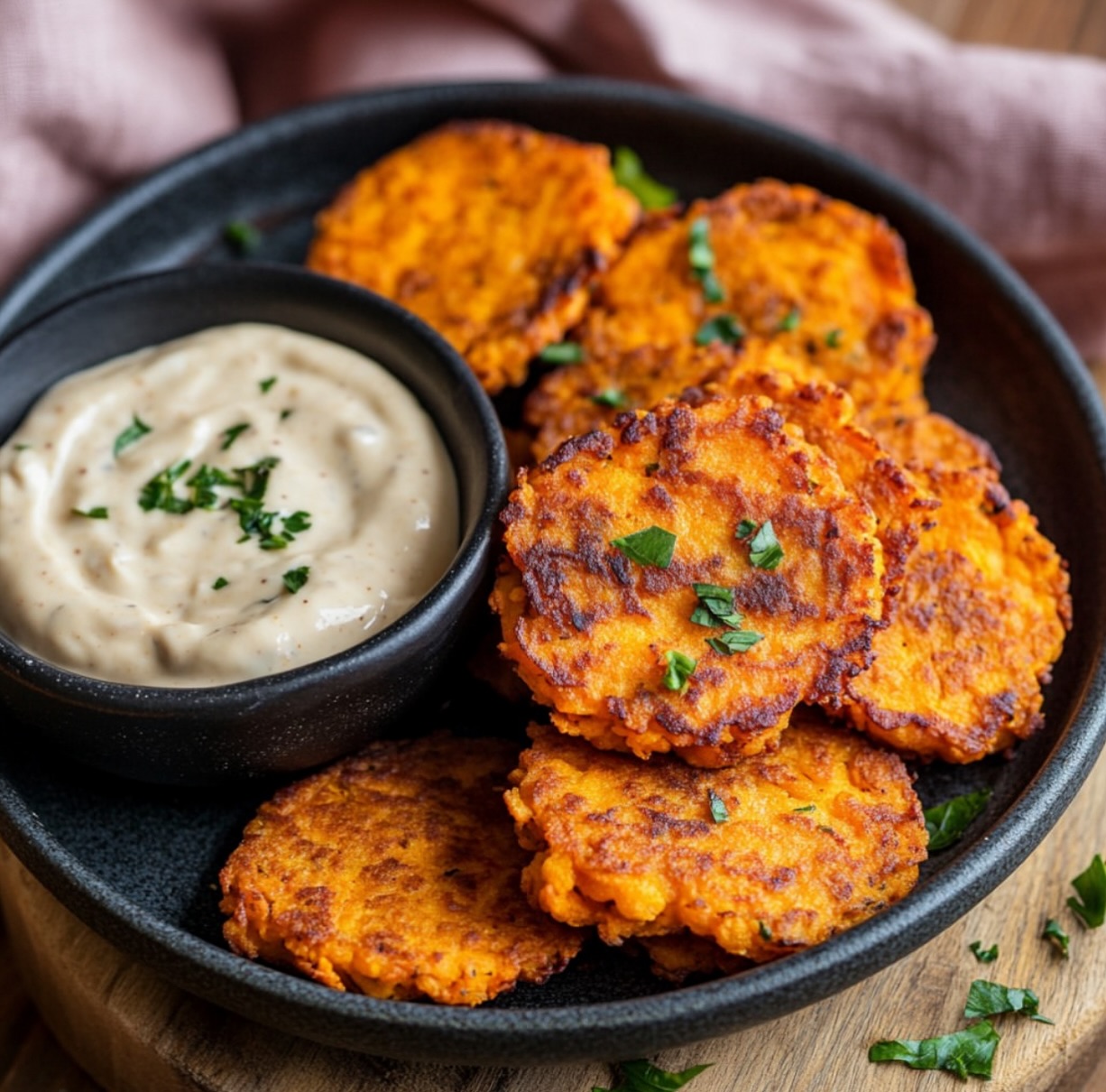 Easy Vegan Carrot Fritters