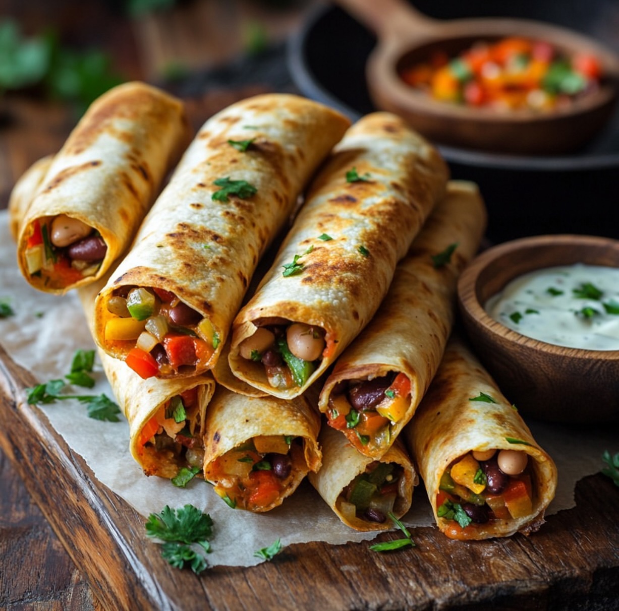 Baked or Air-Fried Taquitos