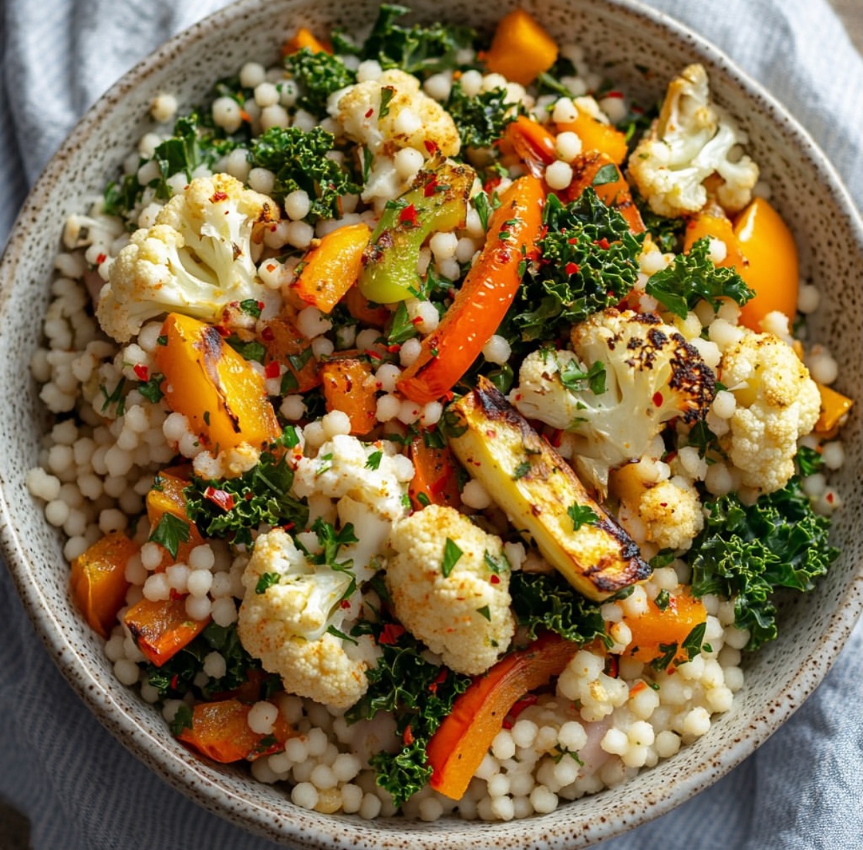 Cauliflower and Bean Skillet