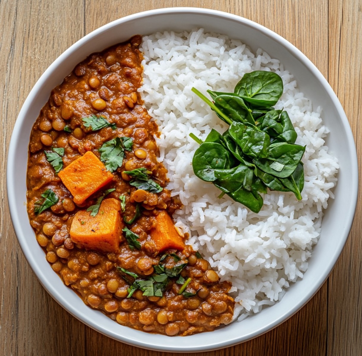 15-Minute Lentil Vegetable Curry