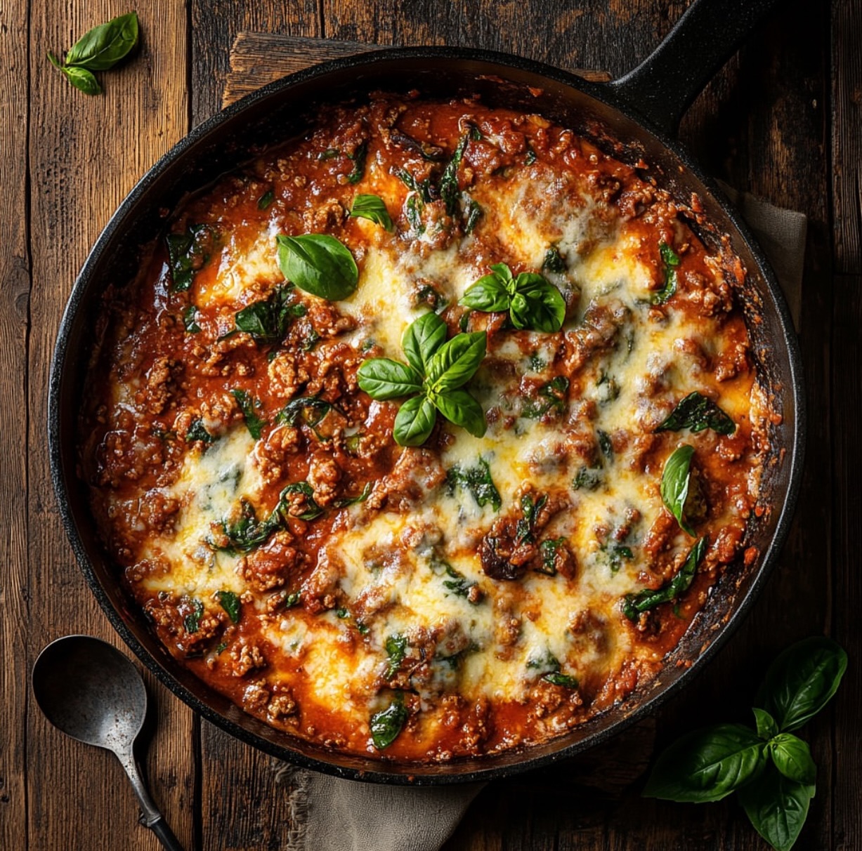Vegan Beefy Skillet Lasagna