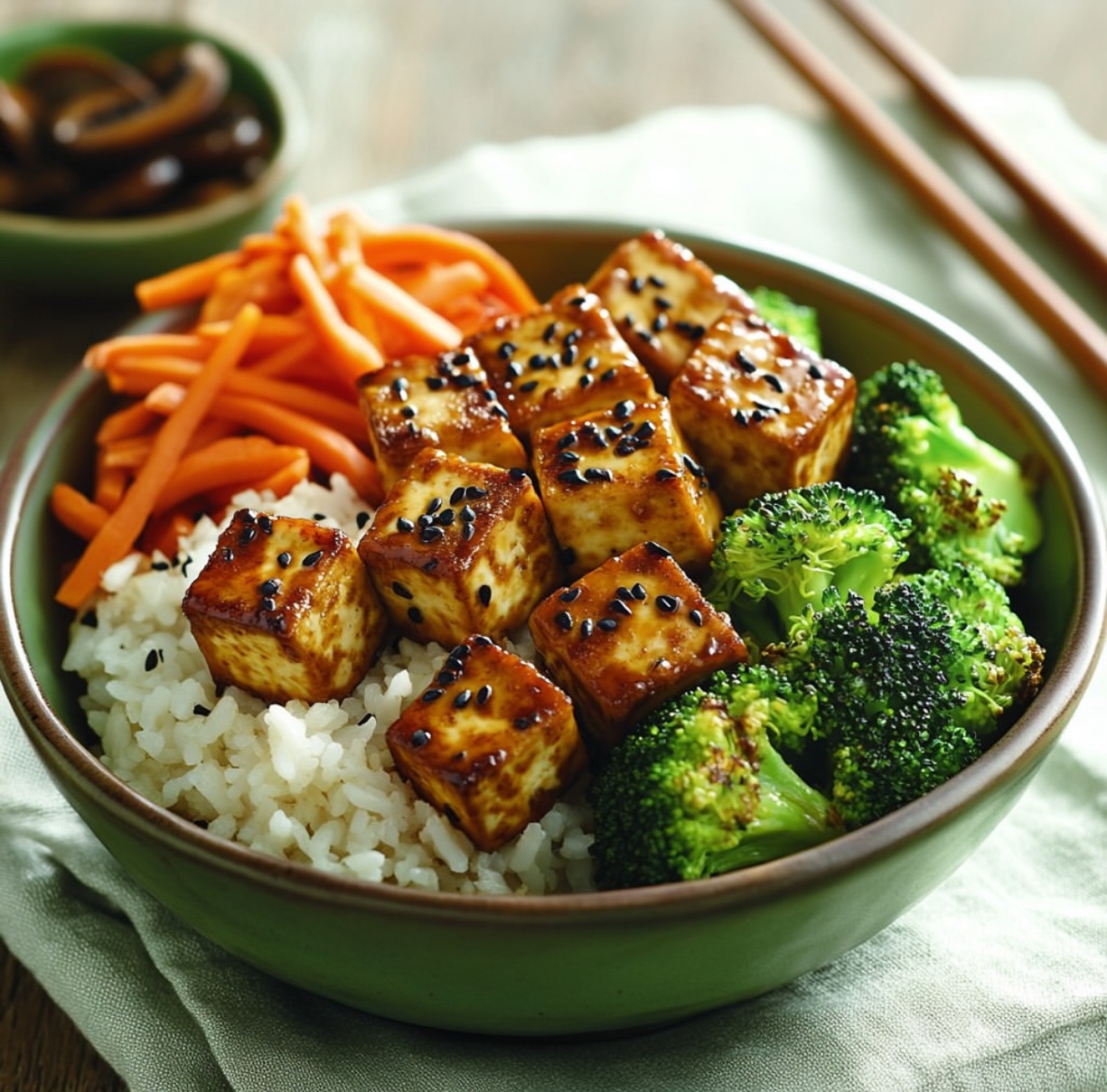 Vegan Sweet Sticky Tofu