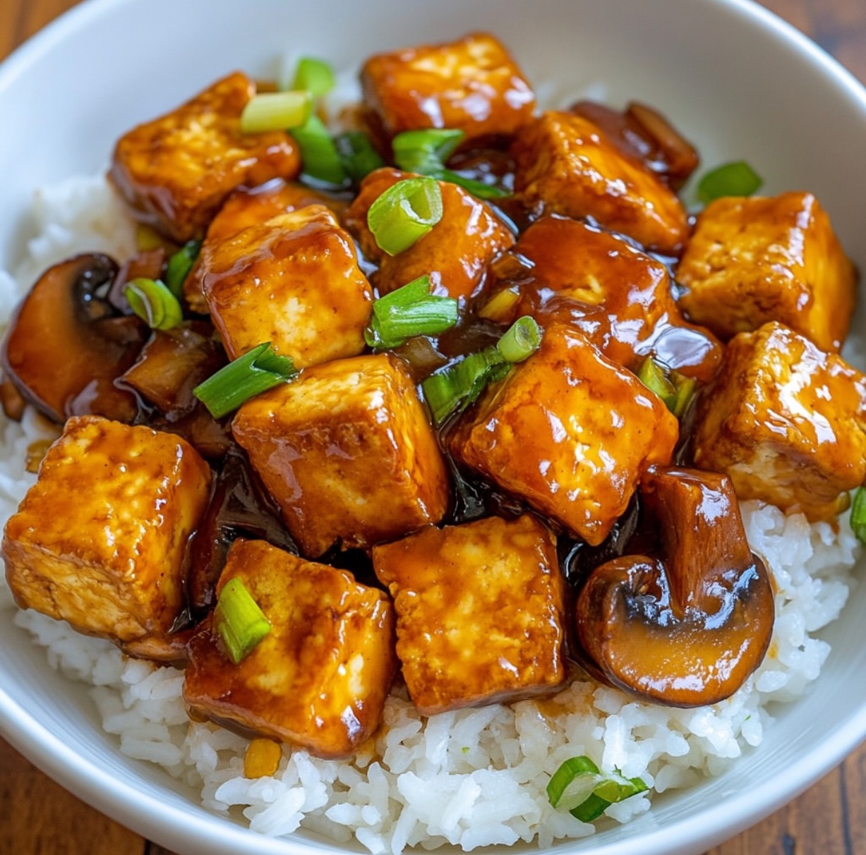 Sweet and Sour Crispy Orange Tofu