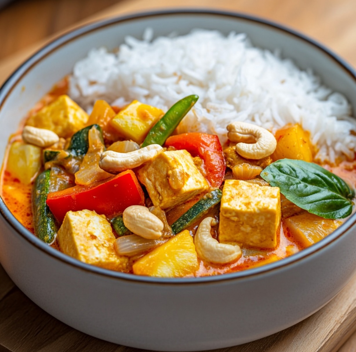 Vegan Tofu and Vegetable Curry