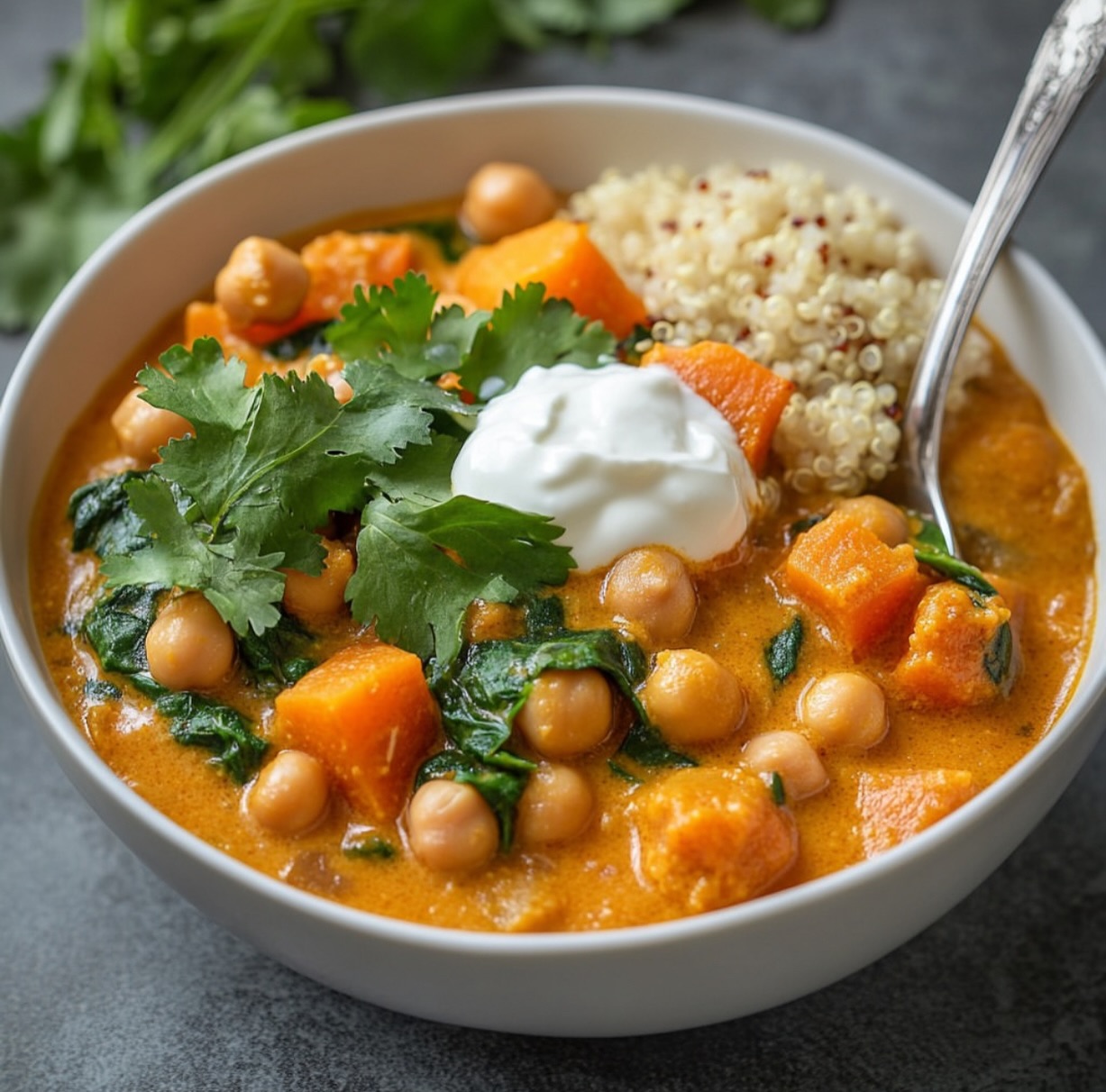 Moroccan Chickpea Stew with Quinoa
