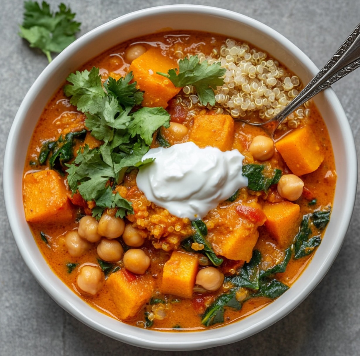 Moroccan Chickpea Stew with Quinoa
