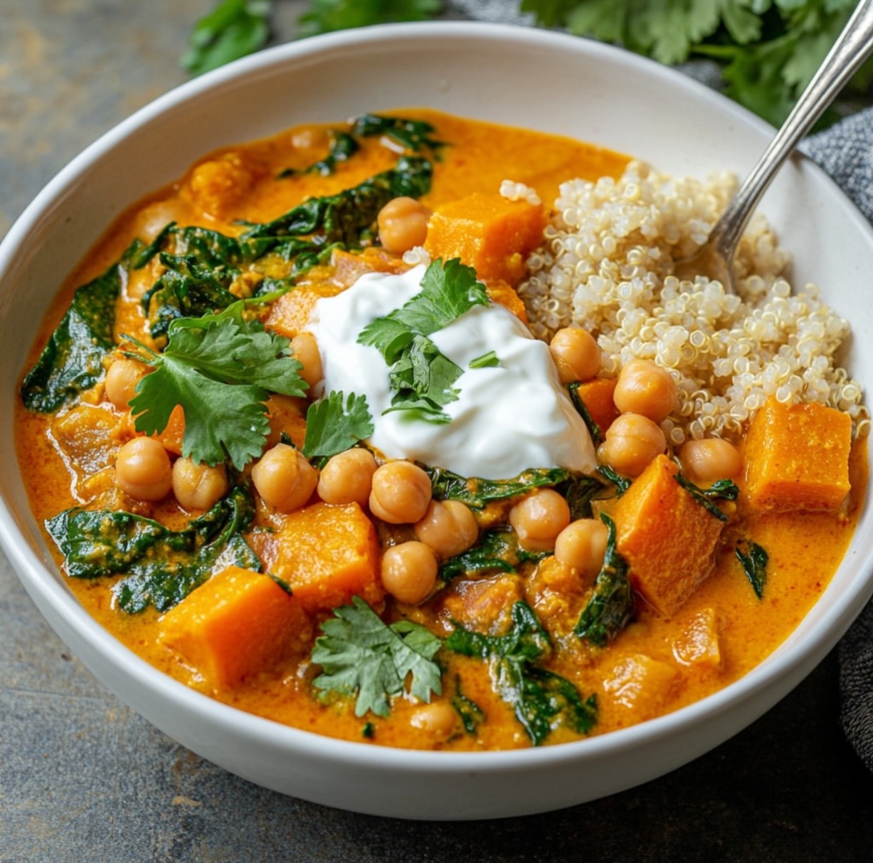 Moroccan Chickpea Stew with Quinoa