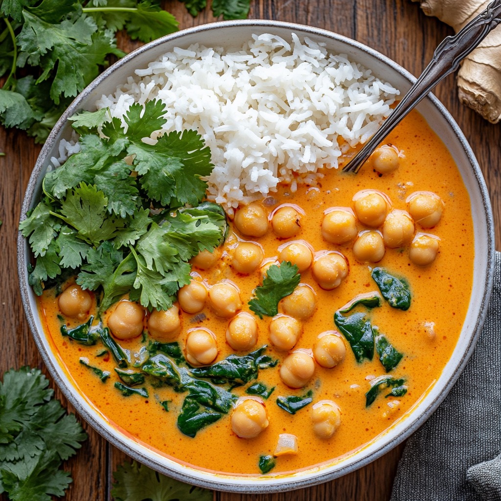 Chickpea and Spinach Curry