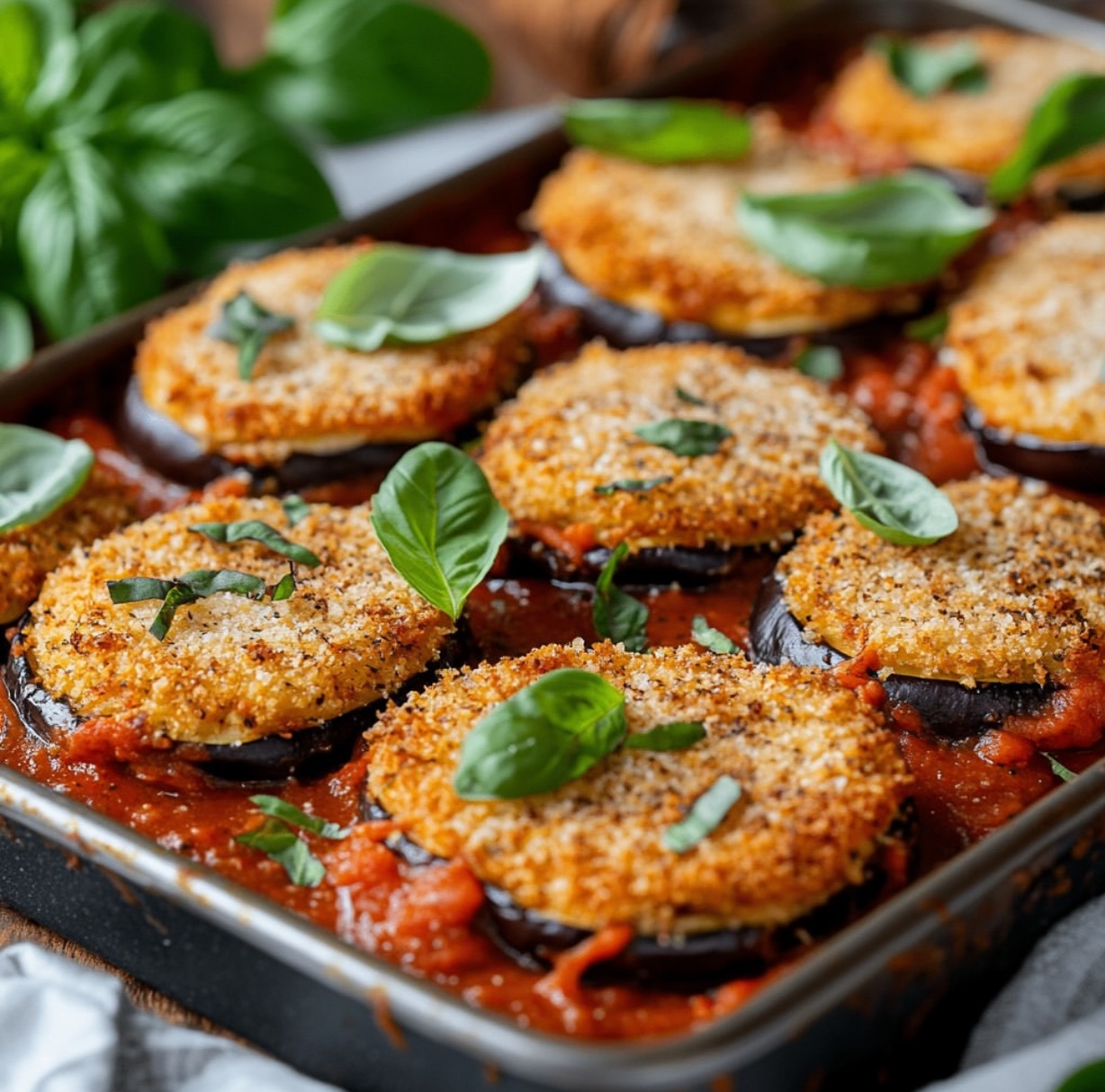 Vegan Eggplant Parmesan