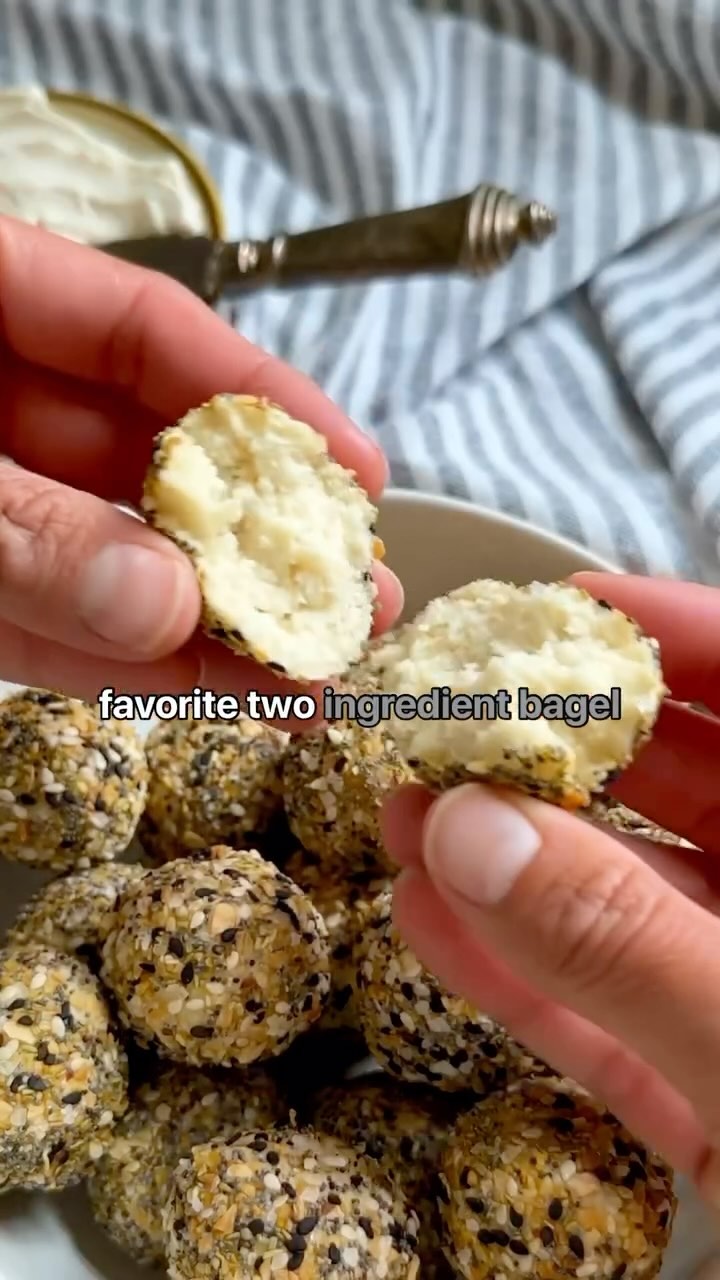 Easy Vegan Almond Flour Bagel Bites