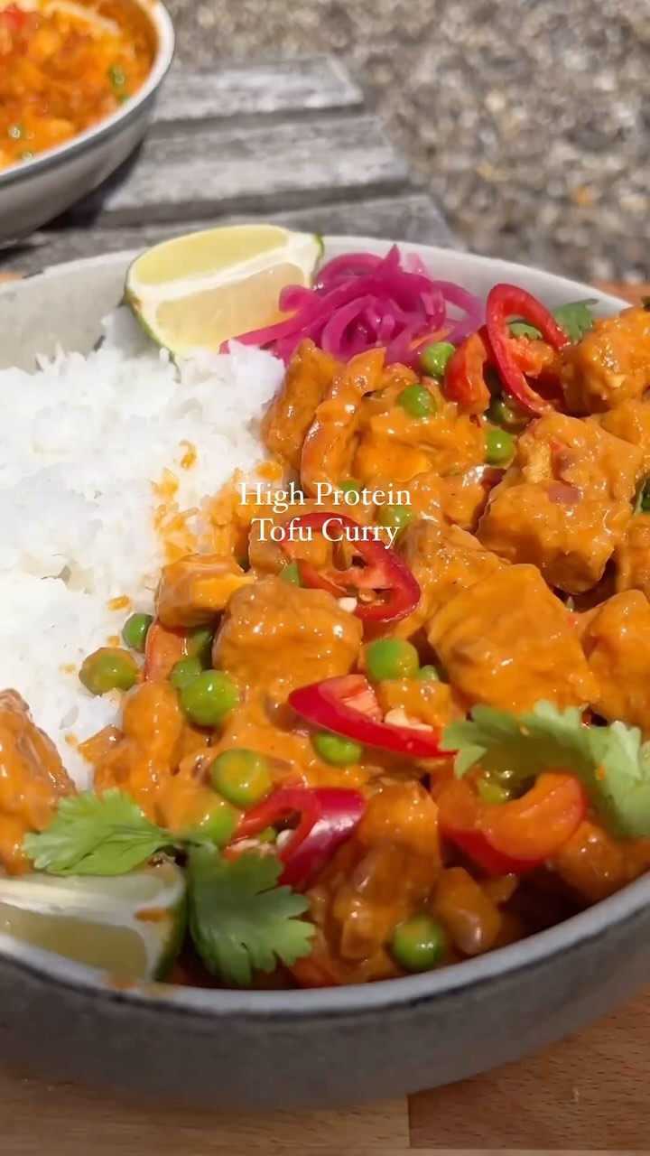 High Protein Tofu Curry