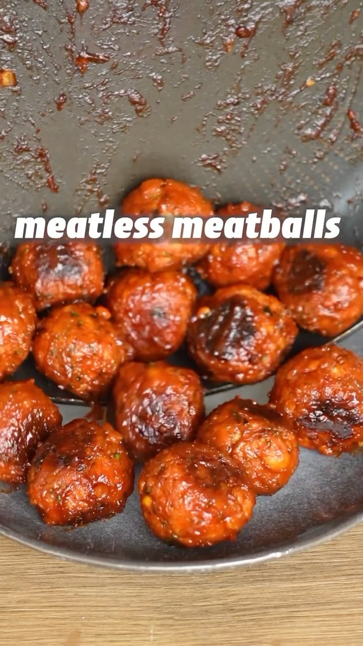 Vegan Tofu Meatballs with Glaze