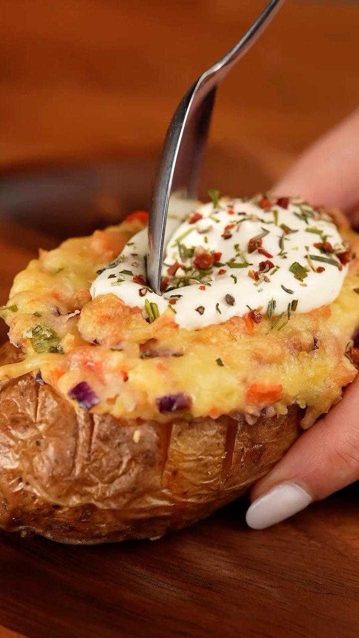 High Protein Baked Potato