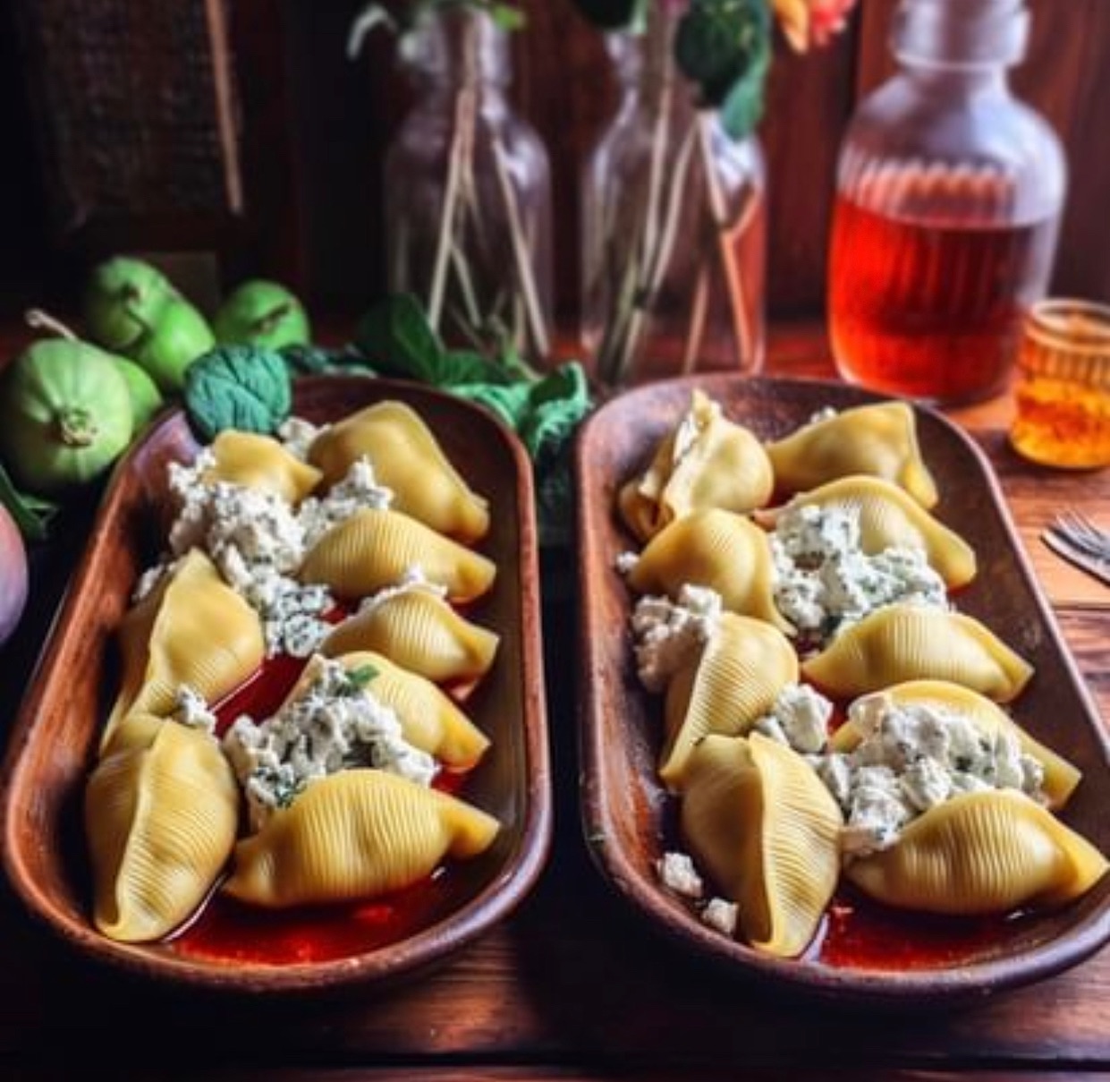 Vegan Stuffed Pasta Shells