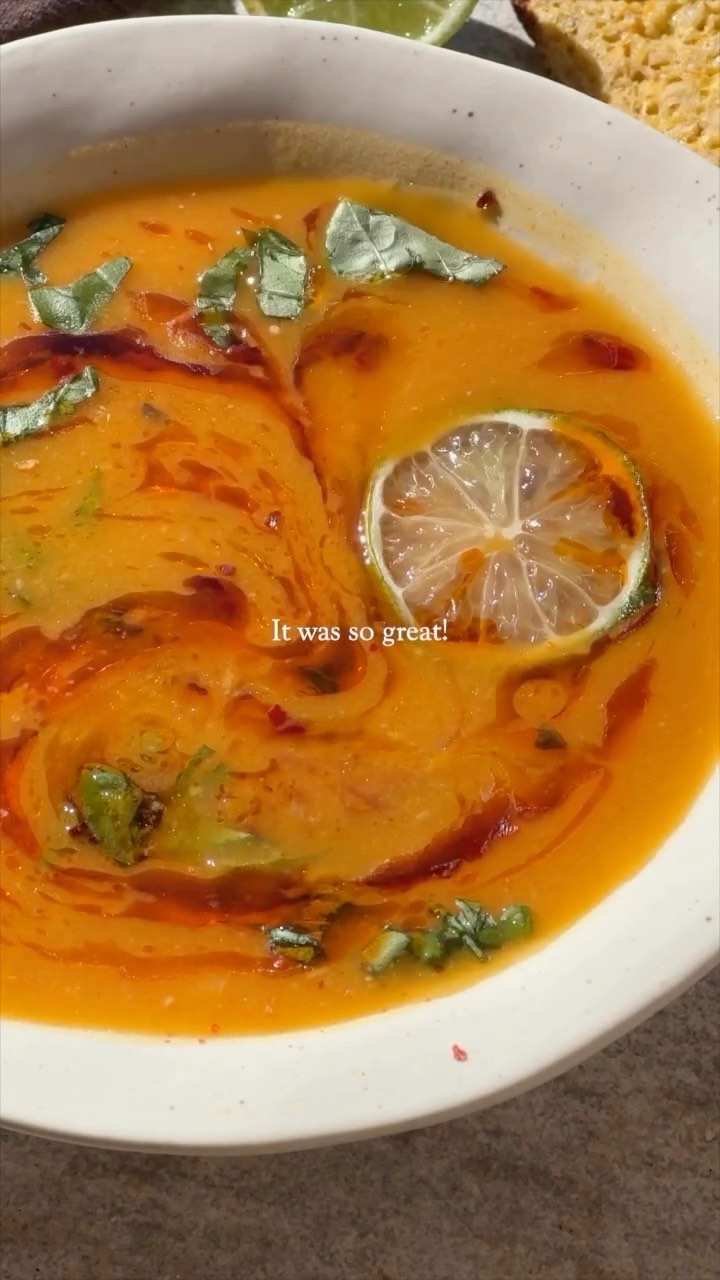 Butternut Cannellini Thai Soup