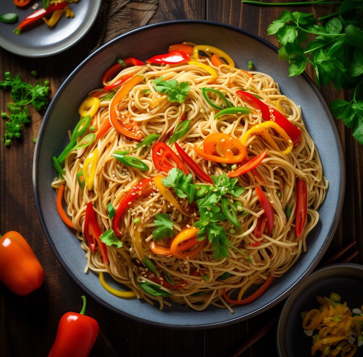 Sesame Ginger Noodle Stir-Fry