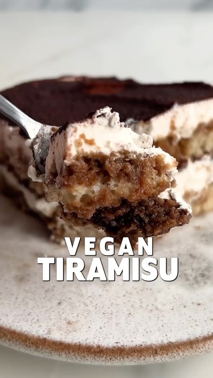 Vegan Tiramisu with Silken Tofu Cream