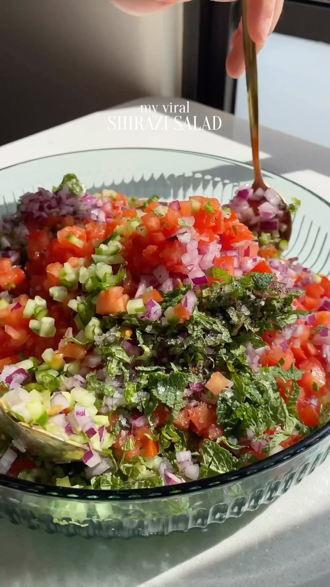Refreshing Shirazi Cucumber and Tomato Salad
