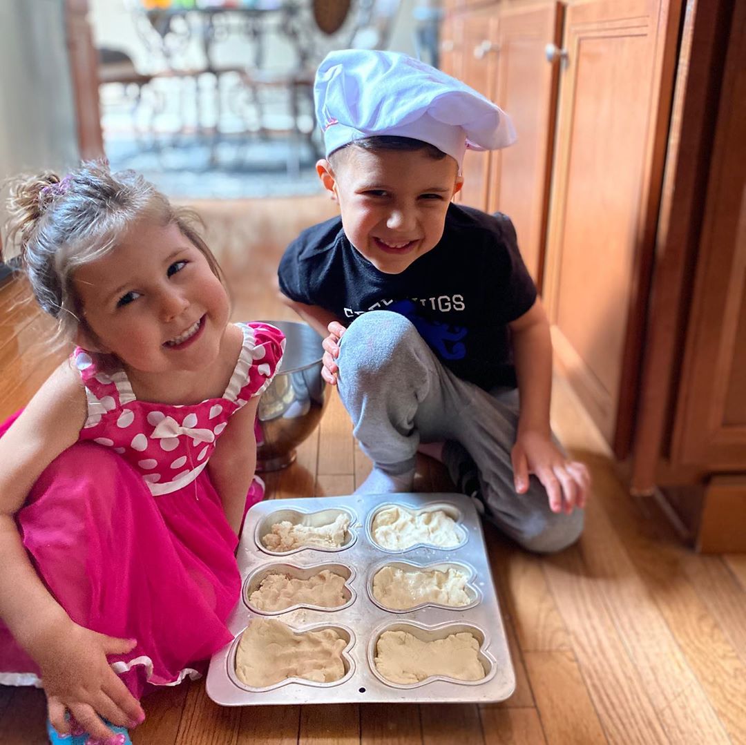 Easter Bunnies Salt Dough Craft for Kids
