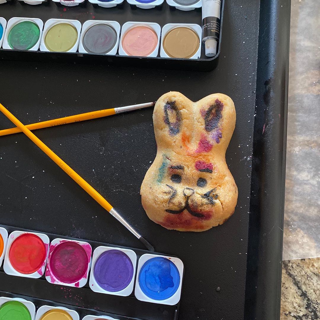 Easter Bunnies Salt Dough Craft for Kids