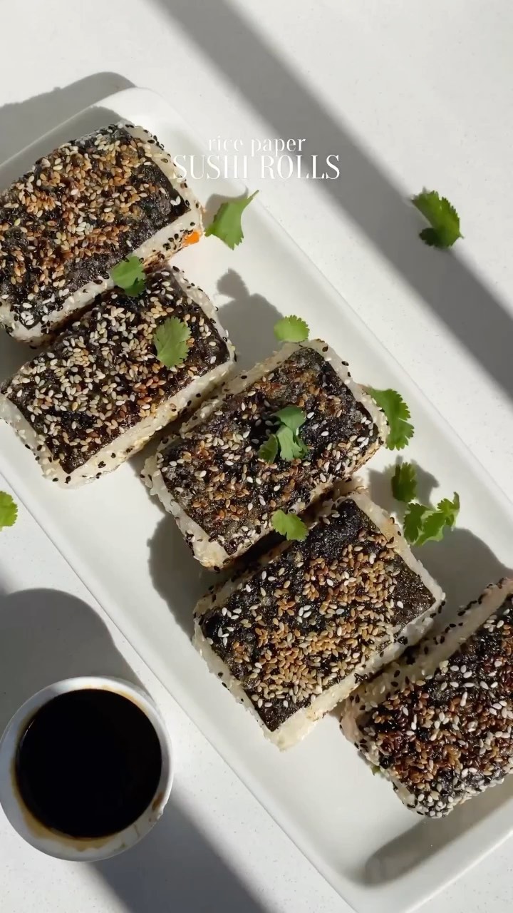 Rice Paper Sushi Rolls
