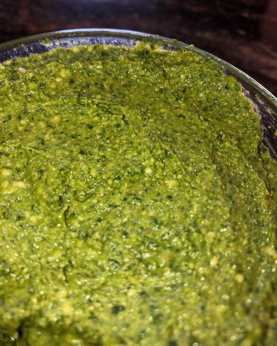 Fresh Arugula Pesto with Walnuts and Cheese