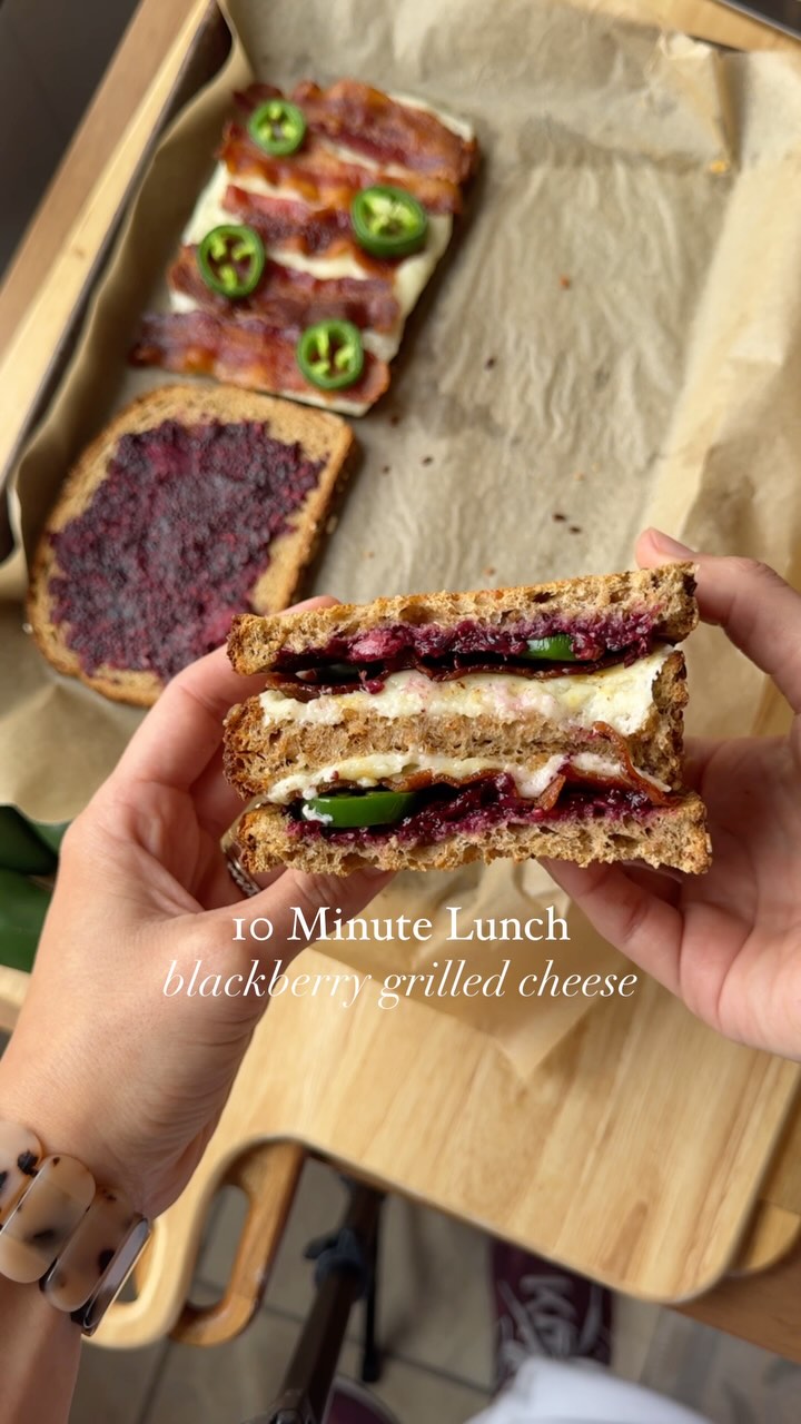 Blackberry and Jalapeño Grilled Cheese
