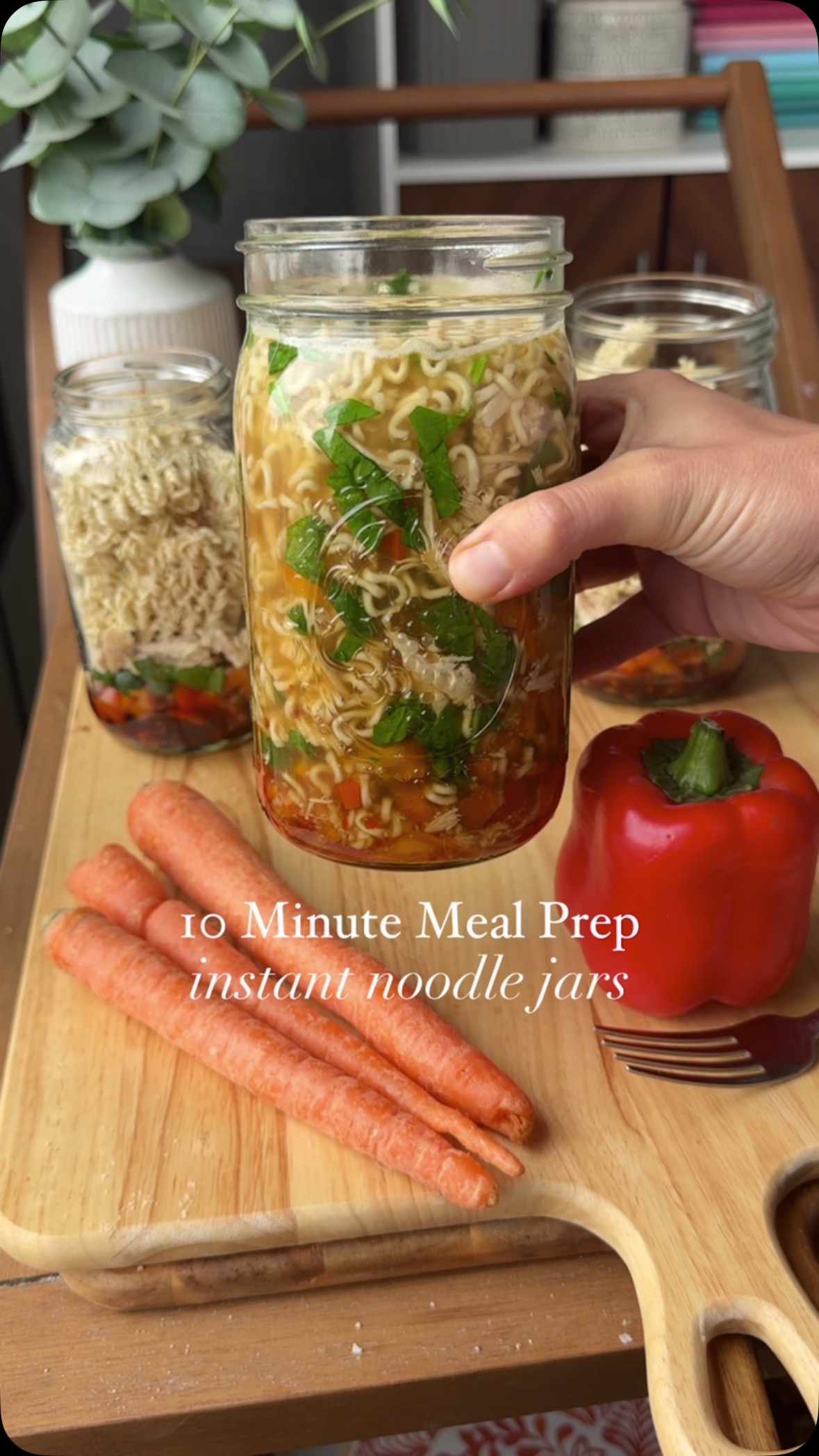10 Minute Instant Noodle Jars