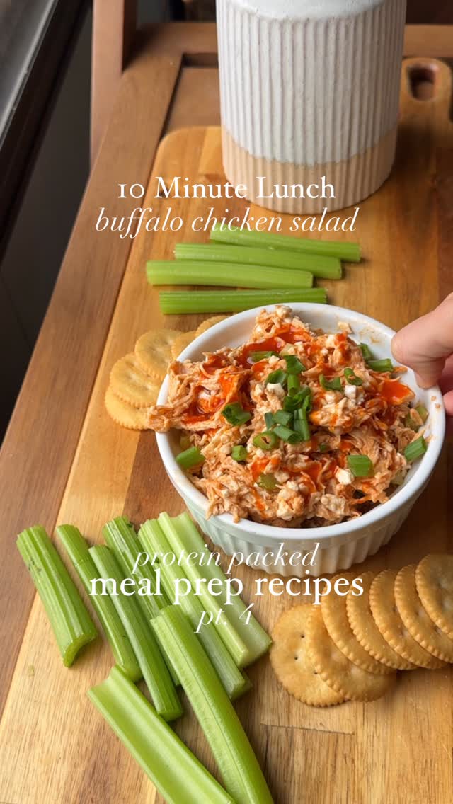Buffalo Chicken Cottage Cheese Salad