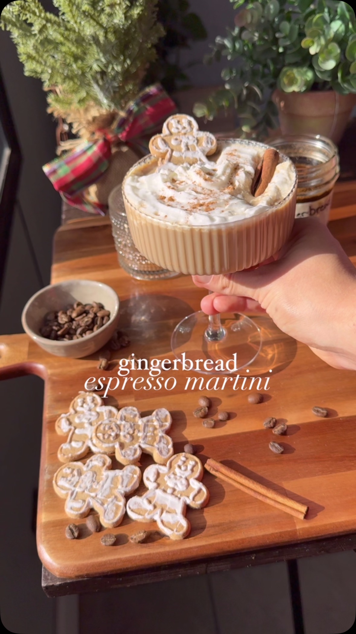 Gingerbread Espresso Martini