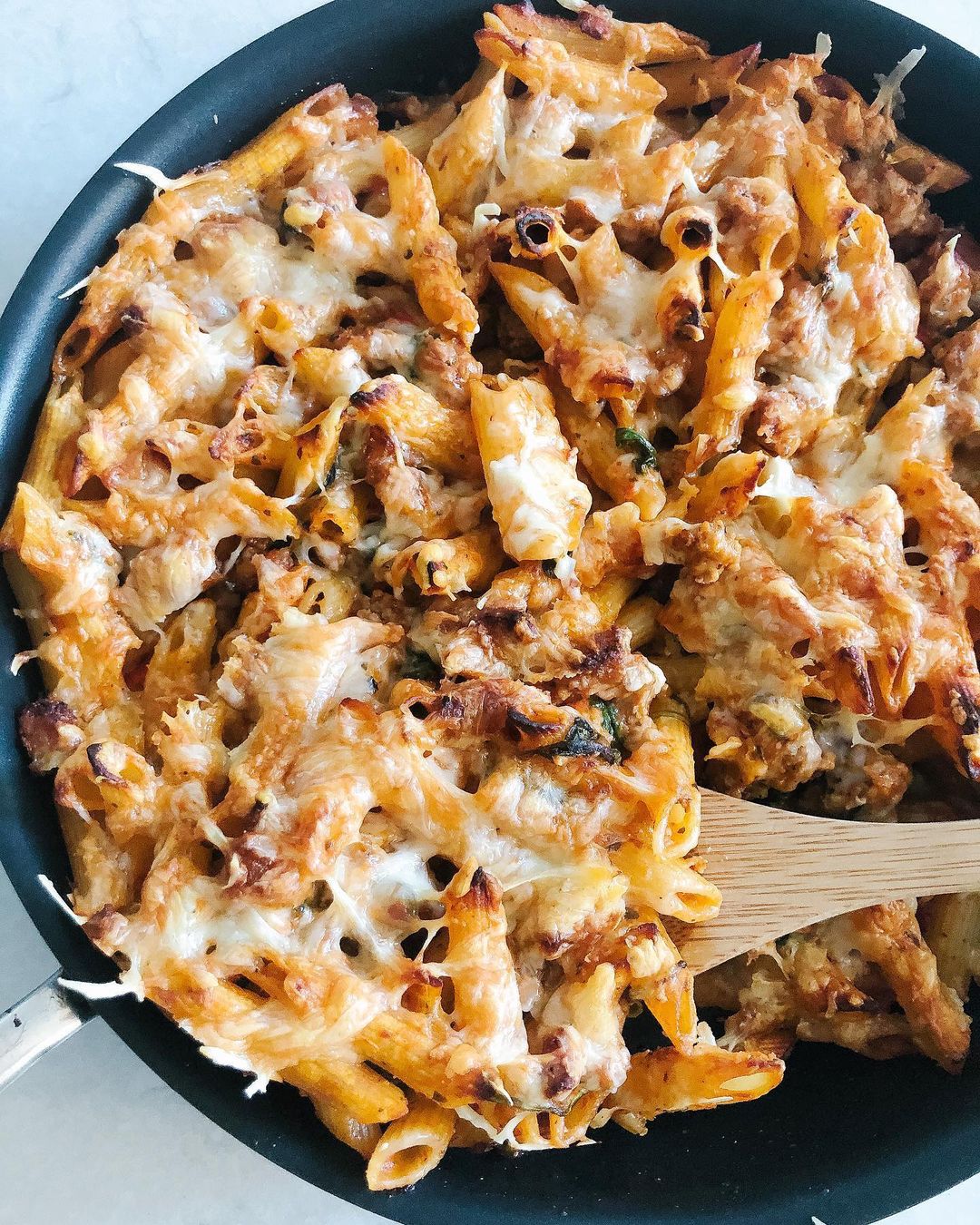 Easy Turkey and Spinach Pasta Bake