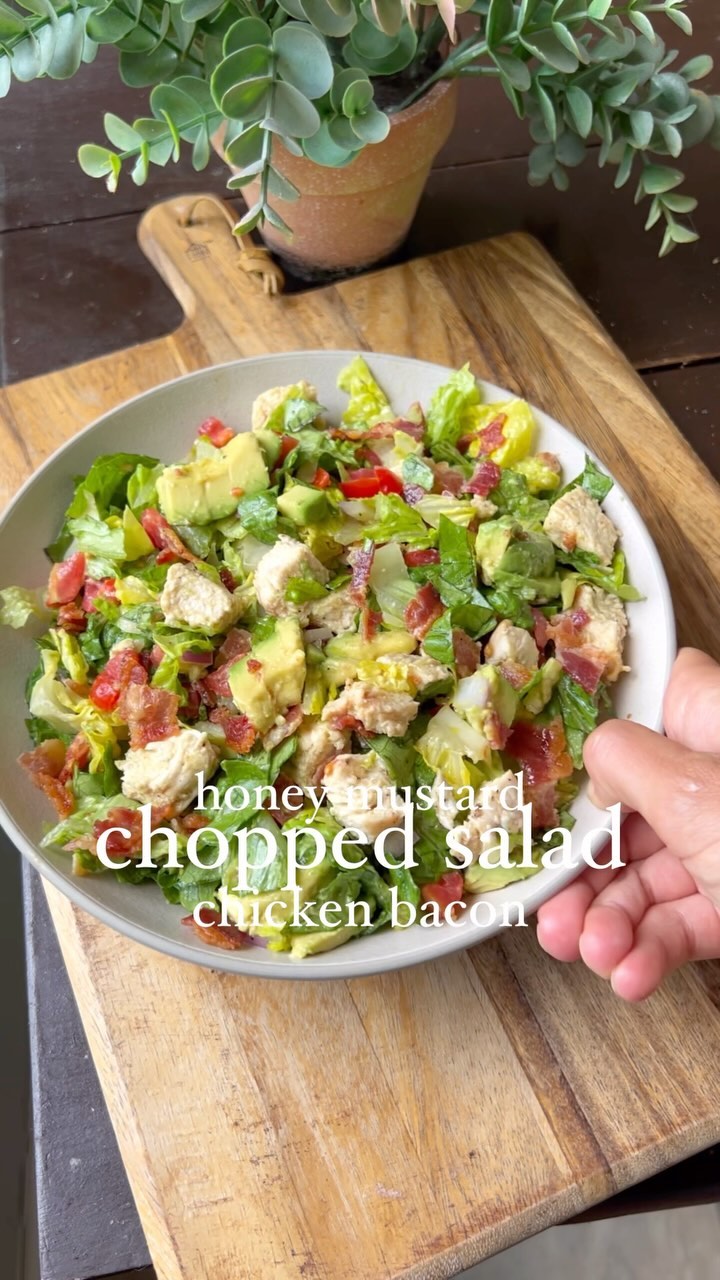 Honey Mustard Chopped Chicken Salad
