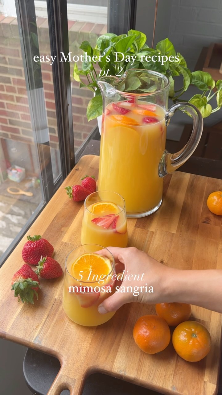 Easy Fruit-Infused Mimosa for Brunch