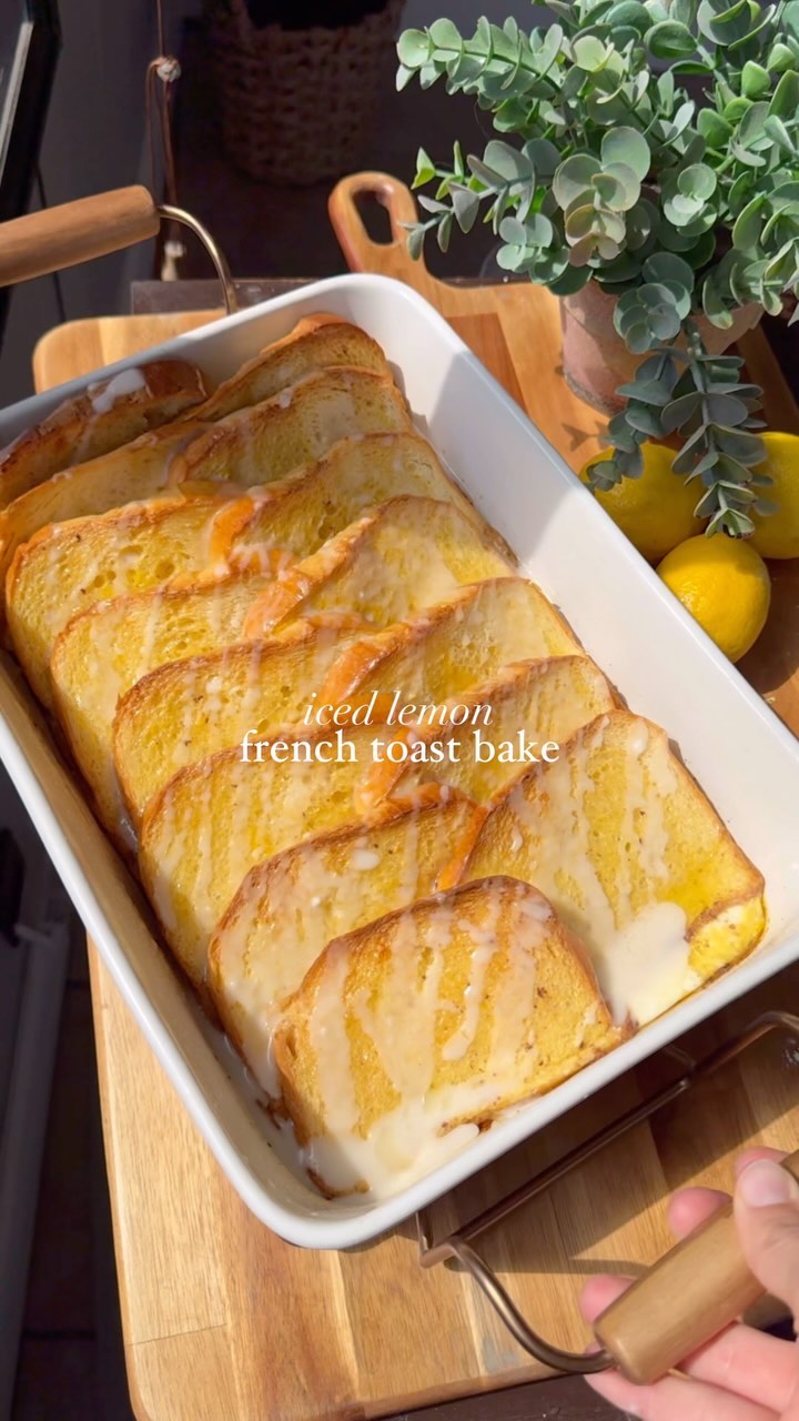Iced Lemon French Toast