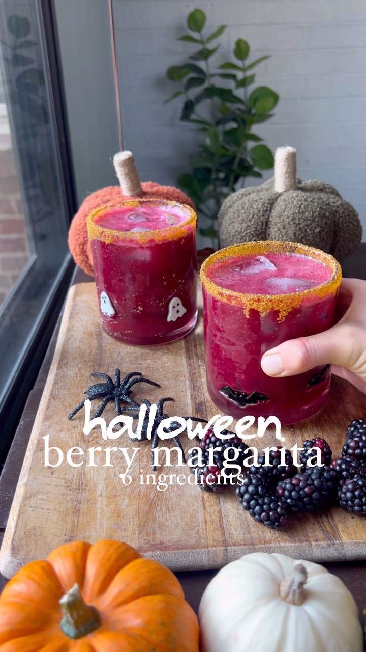 Halloween Margarita with Berries