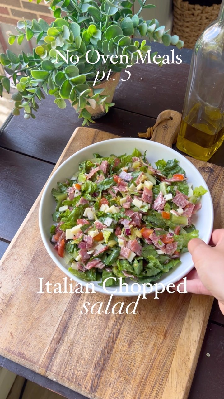 15 Minute Italian Chopped Salad