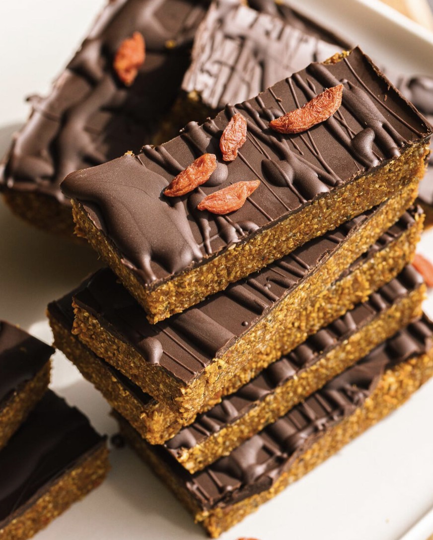 Nut-Free Goji Berry Coconut Seed Bars