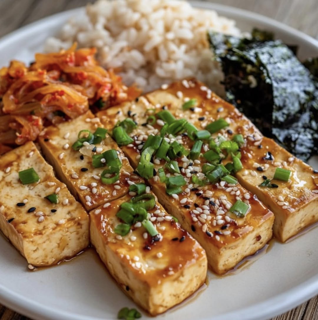 Easy Korean Marinated Tofu Dish