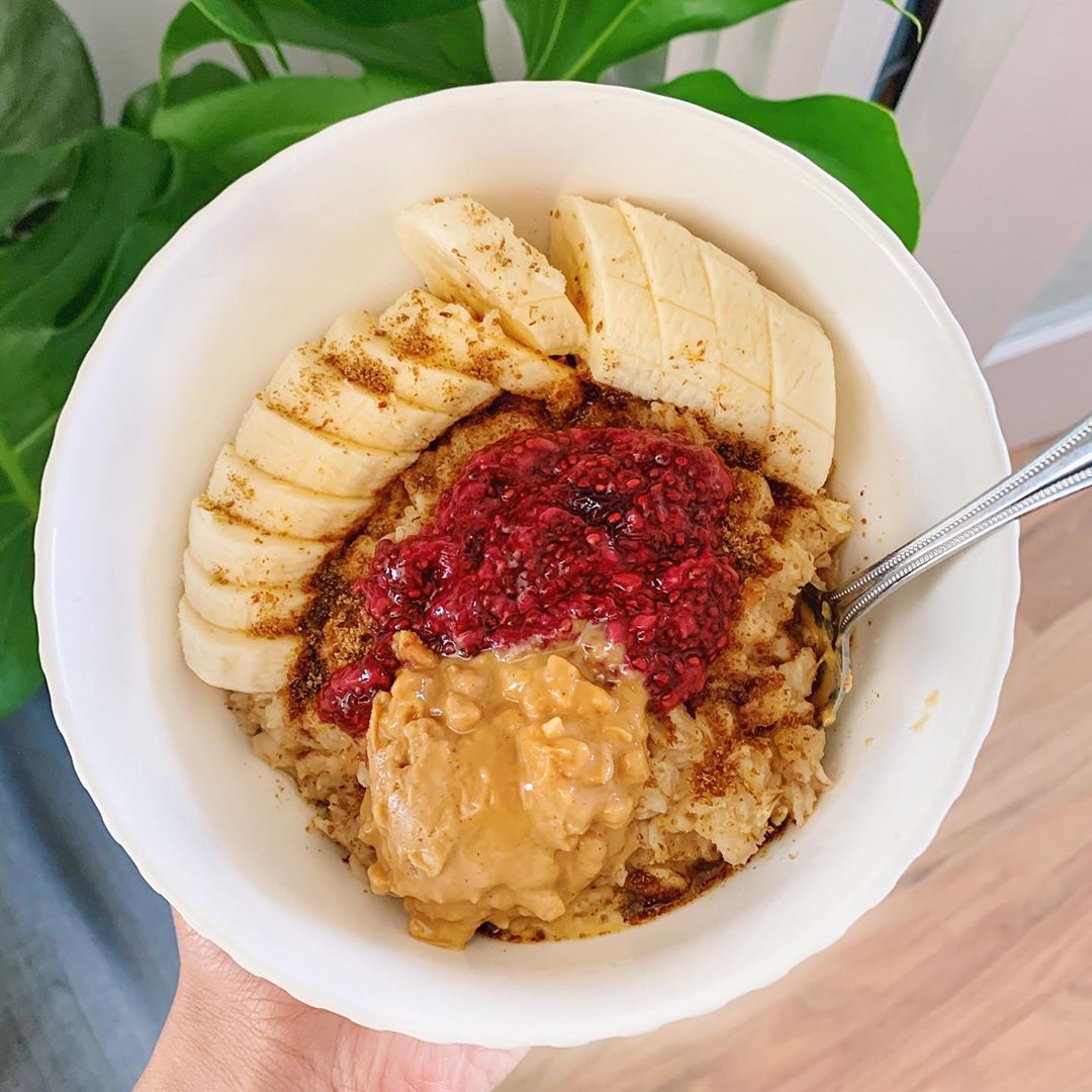 Peanut Butter and Jelly Flavored Oatmeal