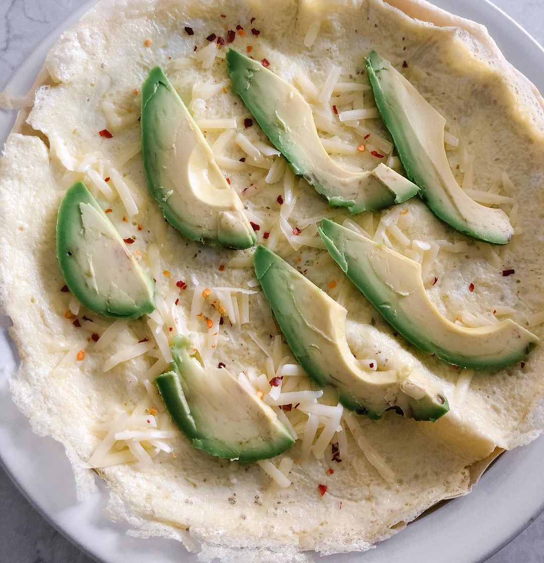 Tex-Mex Savory Crepes with Cheese and Avocado