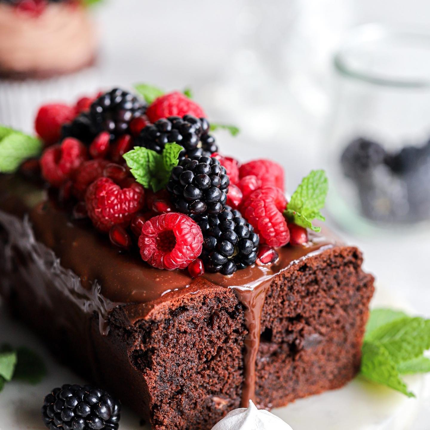 Chocolate Protein Loaf Cake