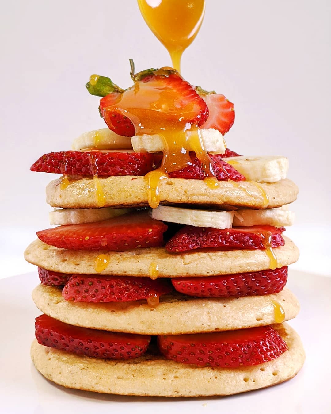 Strawberry Banana Pancakes
