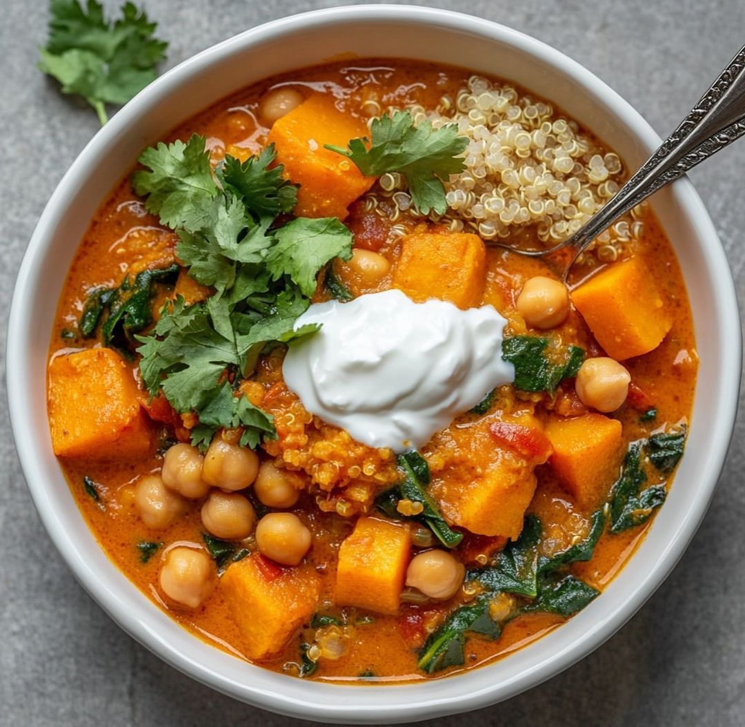 Moroccan Chickpea and Sweet Potato Stew