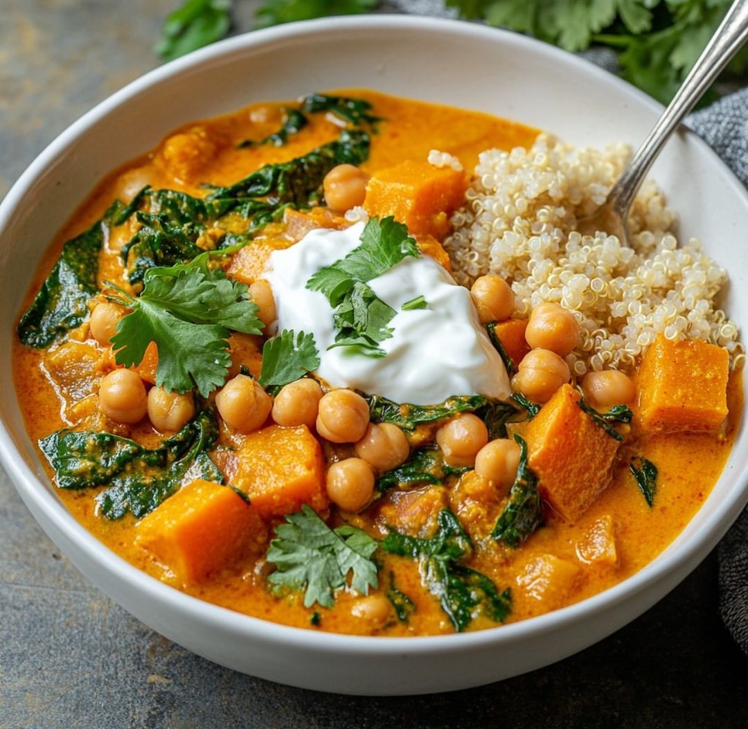 Moroccan Chickpea and Sweet Potato Stew