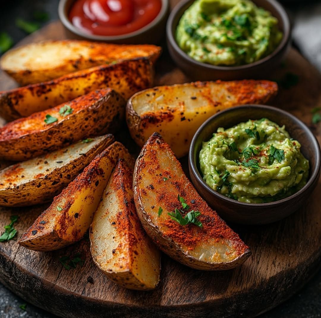 Crispy Oven-Baked Potato Wedges