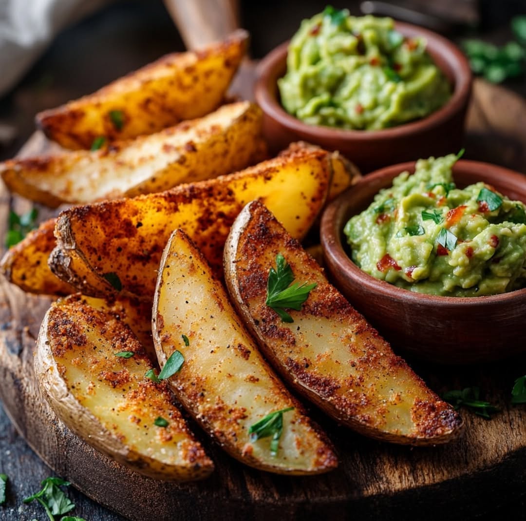 Crispy Oven-Baked Potato Wedges