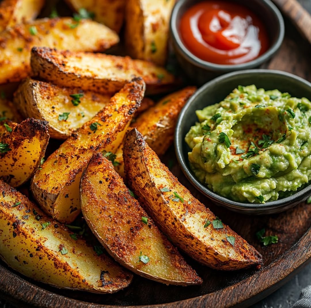 Crispy Oven-Baked Potato Wedges