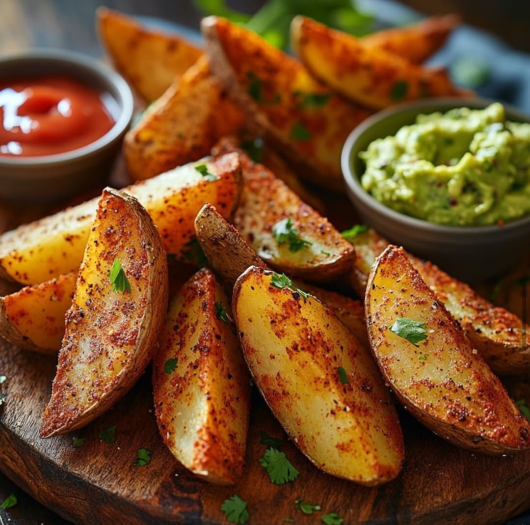 Crispy Oven-Baked Potato Wedges