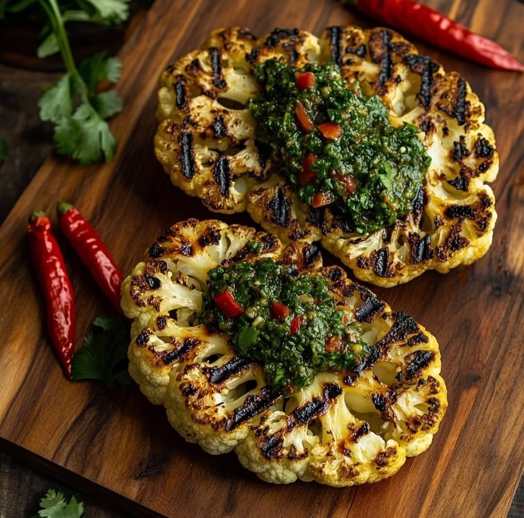 Cauliflower Steak with Chimichurri